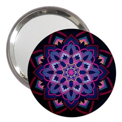 Mandala Circular Pattern 3  Handbag Mirrors