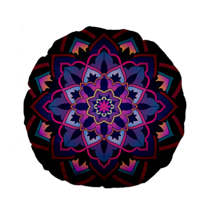 Mandala Circular Pattern Standard 15  Premium Round Cushions