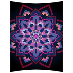 Mandala Circular Pattern Back Support Cushion by Celenk