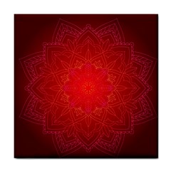 Mandala Ornament Floral Pattern Tile Coasters by Celenk