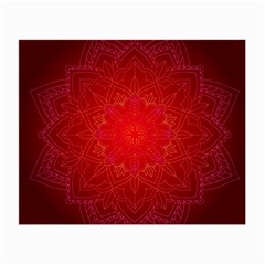 Mandala Ornament Floral Pattern Small Glasses Cloth by Celenk