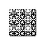 Pattern Seamless Monochrome Square Magnet Front