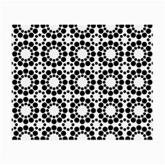 Pattern Seamless Monochrome Small Glasses Cloth (2-side) by Celenk