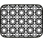 Pattern Seamless Monochrome Fleece Blanket (Mini) 35 x27  Blanket