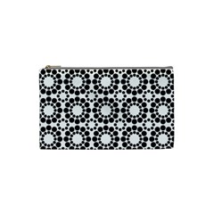 Pattern Seamless Monochrome Cosmetic Bag (small)  by Celenk