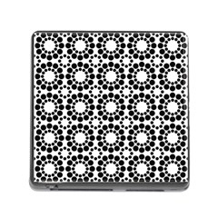 Pattern Seamless Monochrome Memory Card Reader (square) by Celenk