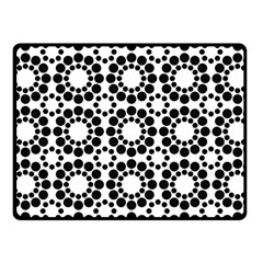 Pattern Seamless Monochrome Fleece Blanket (small) by Celenk