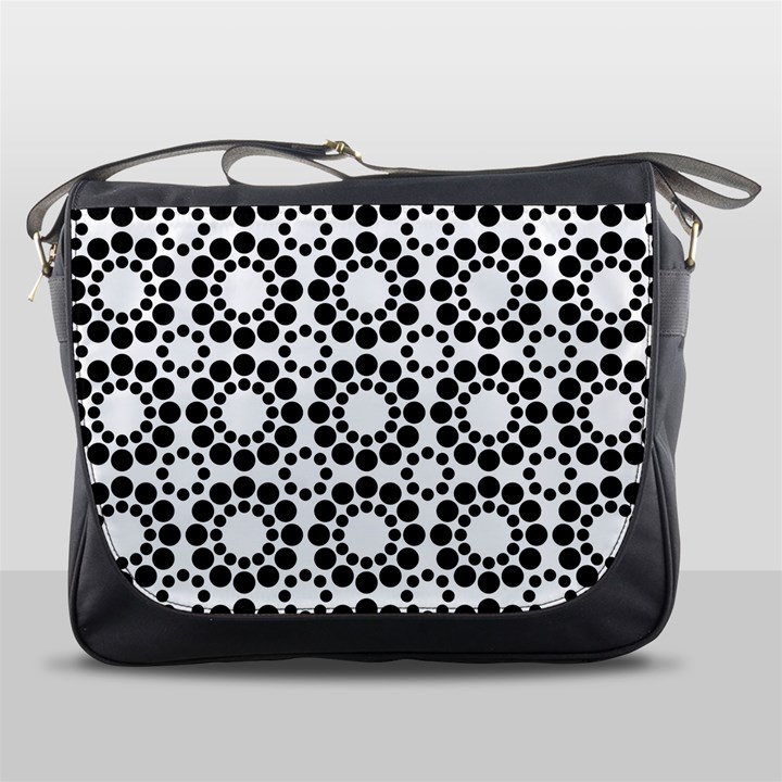 Pattern Seamless Monochrome Messenger Bags