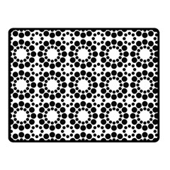 Pattern Seamless Monochrome Double Sided Fleece Blanket (small)  by Celenk