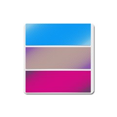 Pattern Template Banner Background Square Magnet