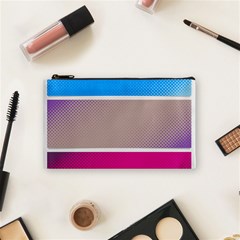 Pattern Template Banner Background Cosmetic Bag (small)  by Celenk