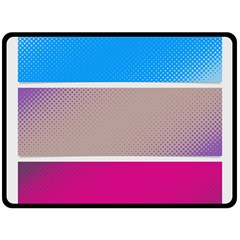 Pattern Template Banner Background Fleece Blanket (large)  by Celenk