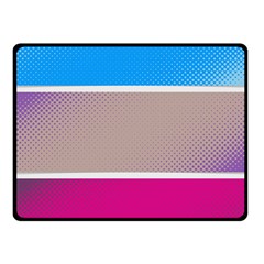 Pattern Template Banner Background Fleece Blanket (small) by Celenk