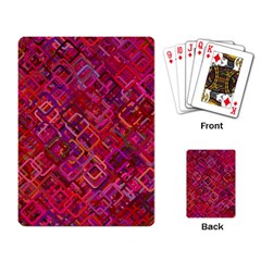 Pattern Background Square Modern Playing Card by Celenk