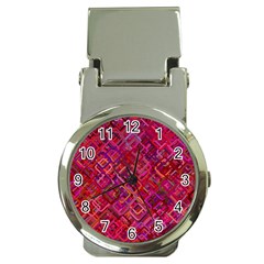 Pattern Background Square Modern Money Clip Watches by Celenk