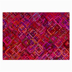 Pattern Background Square Modern Large Glasses Cloth (2-side) by Celenk