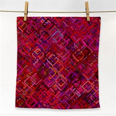 Pattern Background Square Modern Face Towel