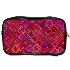 Pattern Background Square Modern Toiletries Bags 2-side by Celenk