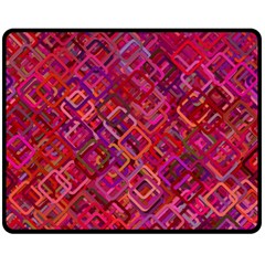 Pattern Background Square Modern Fleece Blanket (medium)  by Celenk