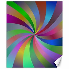 Spiral Background Design Swirl Canvas 8  X 10  by Celenk