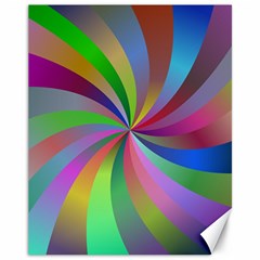 Spiral Background Design Swirl Canvas 11  X 14   by Celenk