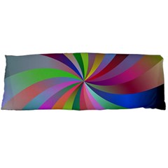 Spiral Background Design Swirl Body Pillow Case (dakimakura) by Celenk