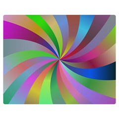 Spiral Background Design Swirl Double Sided Flano Blanket (medium)  by Celenk