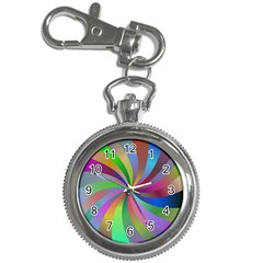 Spiral Background Design Swirl Key Chain Watches by Celenk