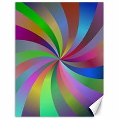 Spiral Background Design Swirl Canvas 12  X 16   by Celenk