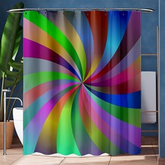 Spiral Background Design Swirl Shower Curtain 60  X 72  (medium)  by Celenk