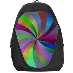 Spiral Background Design Swirl Backpack Bag by Celenk