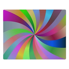 Spiral Background Design Swirl Double Sided Flano Blanket (large)  by Celenk