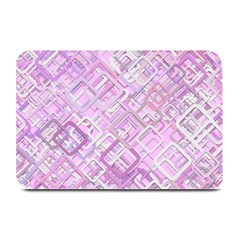 Pink Modern Background Square Plate Mats by Celenk