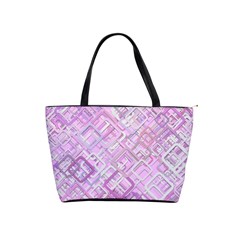 Pink Modern Background Square Shoulder Handbags by Celenk