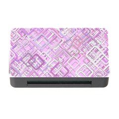 Pink Modern Background Square Memory Card Reader With Cf by Celenk