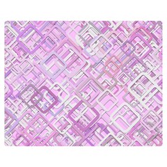 Pink Modern Background Square Double Sided Flano Blanket (medium)  by Celenk