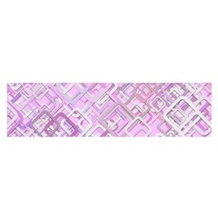 Pink Modern Background Square Satin Scarf (oblong) by Celenk