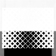 Square Diagonal Pattern Monochrome Rectangular Jigsaw Puzzl by Celenk