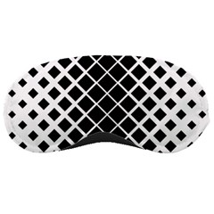 Square Diagonal Pattern Monochrome Sleeping Masks by Celenk