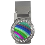 Motion Fractal Background Money Clips (CZ)  Front