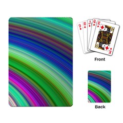 Motion Fractal Background Playing Card