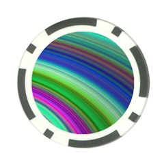 Motion Fractal Background Poker Chip Card Guard