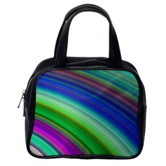 Motion Fractal Background Classic Handbags (One Side)