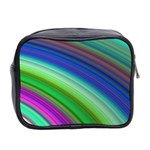 Motion Fractal Background Mini Toiletries Bag 2-Side Back