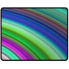 Motion Fractal Background Fleece Blanket (medium)  by Celenk