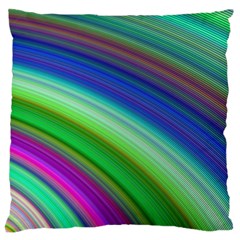 Motion Fractal Background Large Cushion Case (One Side)