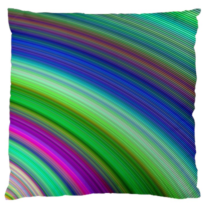 Motion Fractal Background Large Cushion Case (One Side)