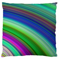 Motion Fractal Background Large Flano Cushion Case (One Side)