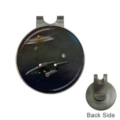 Space Travel Spaceship Space Hat Clips With Golf Markers by Celenk