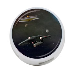 Space Travel Spaceship Space 4-port Usb Hub (one Side) by Celenk